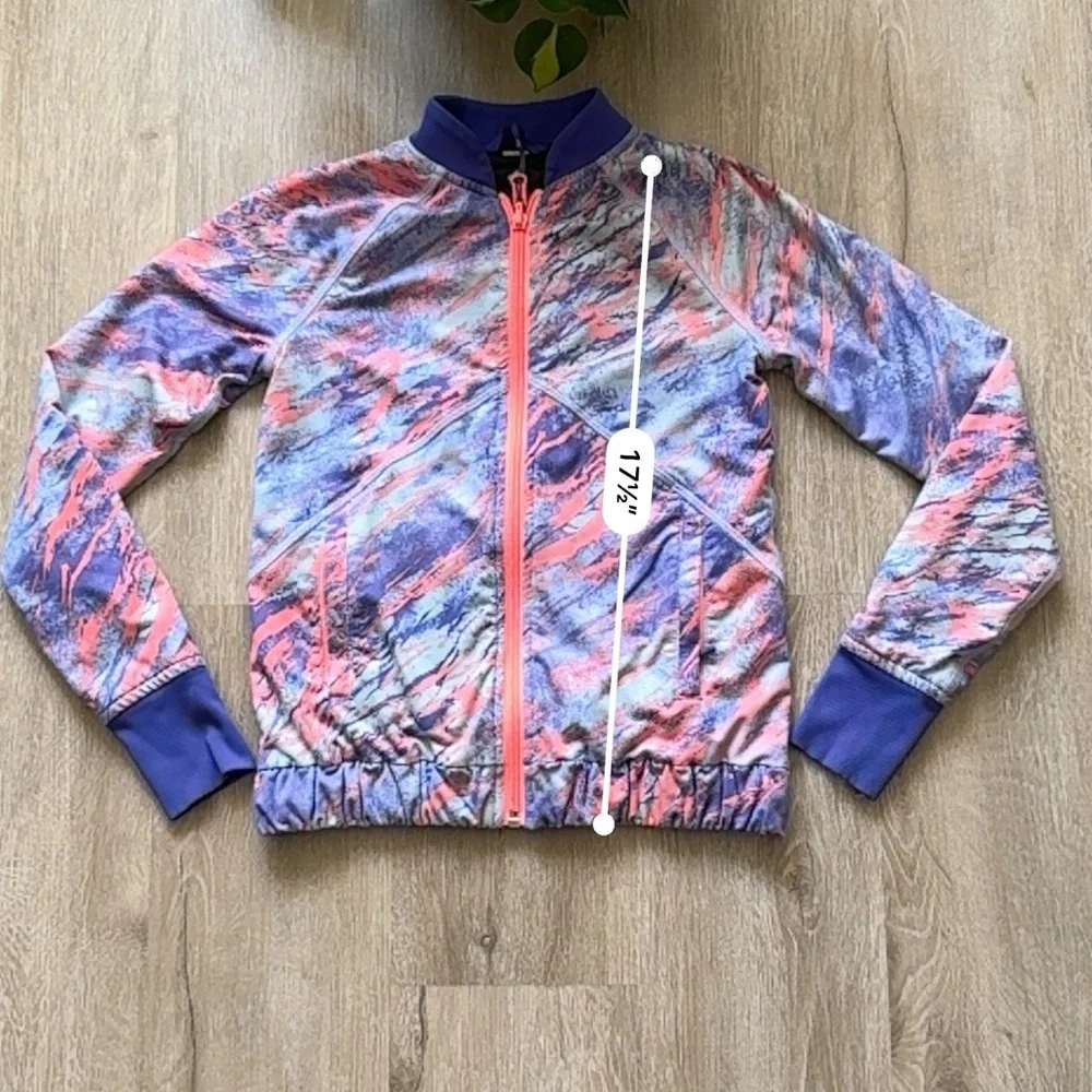 Lululemon Ivivva Girls Printed Jacket size 7